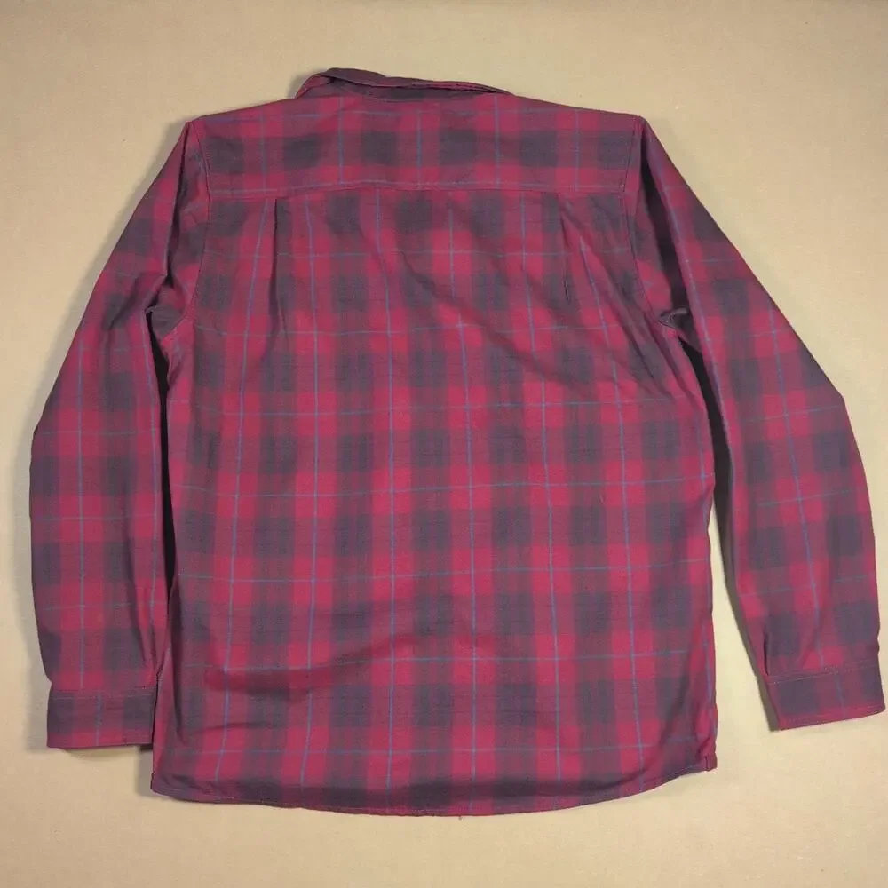 The North Face A36Q 2013 Mens L Plaid Outdoor Shirt Gorpcore Red Black